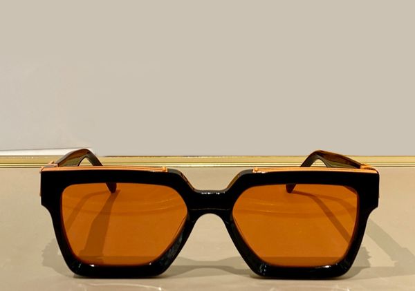 

black orange millionaire sunglasses for men 96006 hip hop glasses fashion sun glasses with box, White;black