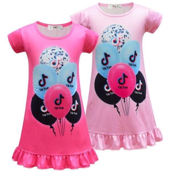 

tik tok new 2020 christmas dress tutu princess christmas dresses for baby short sleeve costume cute sleepwear pajamas, Red;yellow