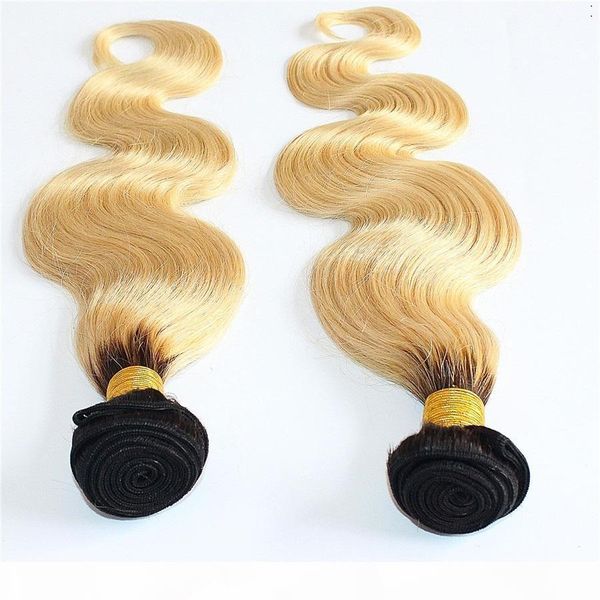 

t1b 613 color 100% human hair bundles 10-30 inchs peruvian body wave double weft hair extensions, Black