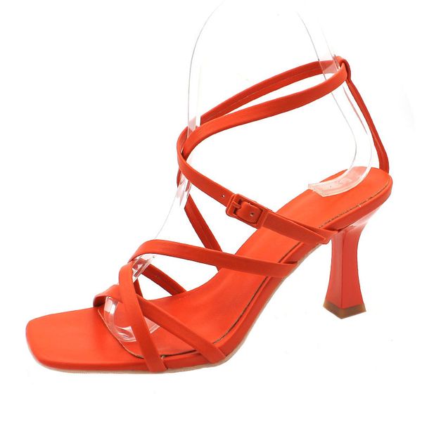 

2021 new a-line female faerie-style sandals will see net red toe open high-heeled shoes zral, Black