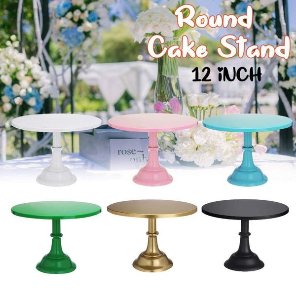 

baking & pastry tools metal cake plate turntable rotating anti-skid iron round stand decorating rotary table kitchen diy pan tool
