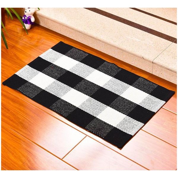 

plaid cotton doormat rugs tartan buffalo checkered layered door mats outdoor throw rugs for front porch entry w jllfge lajiaoyard