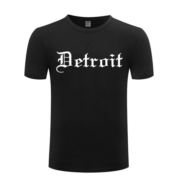

creative detroit letter mens men t shirt tshirt 2018 new short sleeve o neck cotton casual t-shirt tee sport hooded sweatshirt hoodie