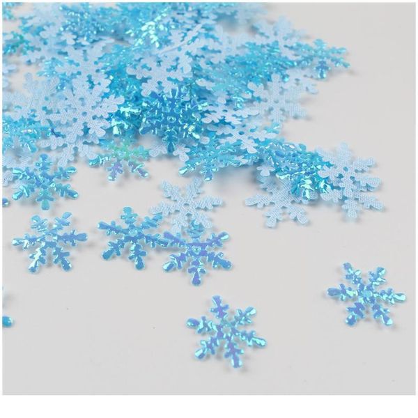 

300 pcs/lot 2cm christmas snowflake wedding throwing confetti diy accessory home table decoration party supplies orname sqcnzq