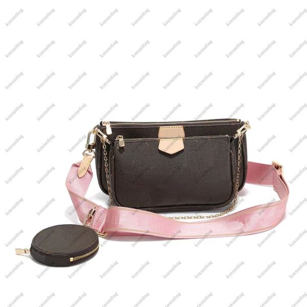 

paris sale 3 piece set shoulderbags luxury designer bags women crossbody bag genuine handbags purses lady tote bags coin purse three item, Red;black