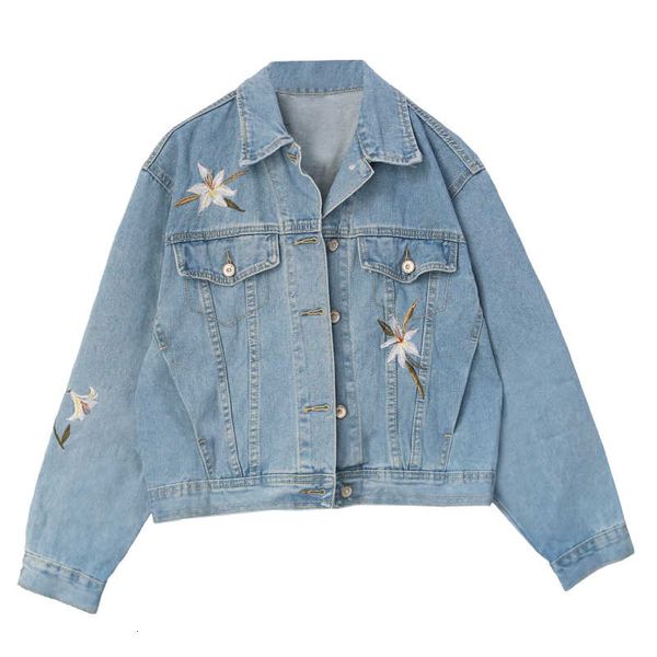 

wholesale new summer selling women's fashion casual denim jacket l548, Black;brown