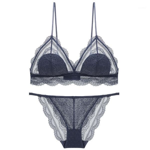 

french lingerie, triplet cup, bra for girls, thin bra for women, lace set without underwire1, Red;black