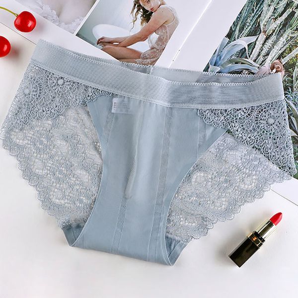 

new women's lace cotton panties soft women under solid girls briefs lingerie intimate underwear low waist 3pcs/set, Black;pink