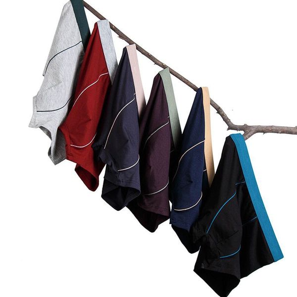 

6ps/pack 9xl big size male breathable boxershorts men underpants brand man boxer underwear solid cotton mens underware
