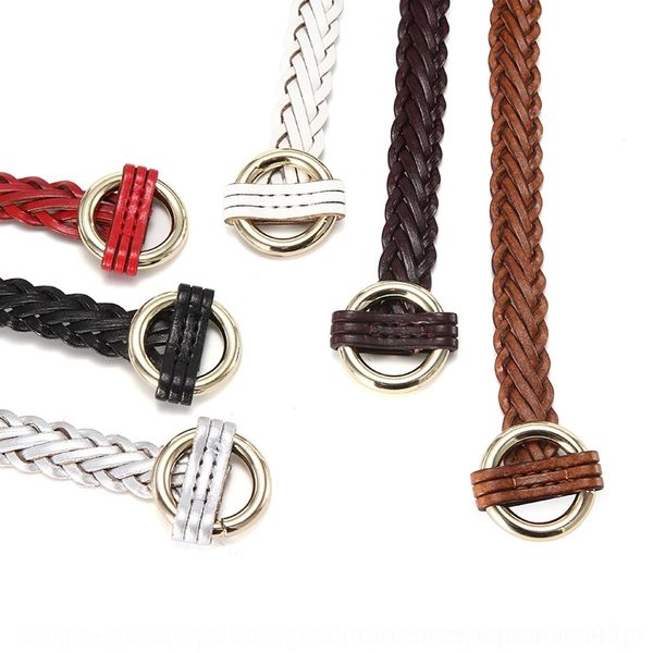 

nevex men's leather female needle button leather layer casual pure korean belt simple hand-made student belt y1lgq, Black;brown