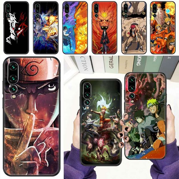 

naruto sasuke animated mobile phone cover huawei p pal p10 p20 p30 p40 10 20 intelligent z pro lite 2019 black soft cover 3d sickle