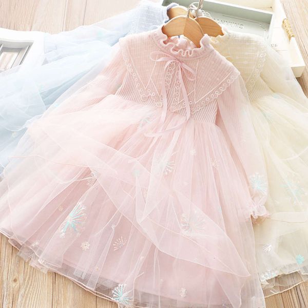 

wool lapel princs big autumn lace 2020 drs girls' children's skirt 900, Red;yellow