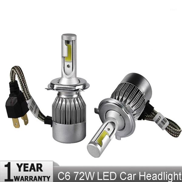

led car headlight h1 h3 h4 h7 fog light h8/h11 3/9005 4/9006 9012 9007 h13 3000k 8000k 6000k 72w 8000lm all in one car1