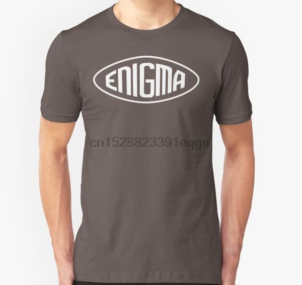 

men short sleeve tshirt enigma machine logo (white) t shirt women t-shirt sport hooded sweatshirt hoodie