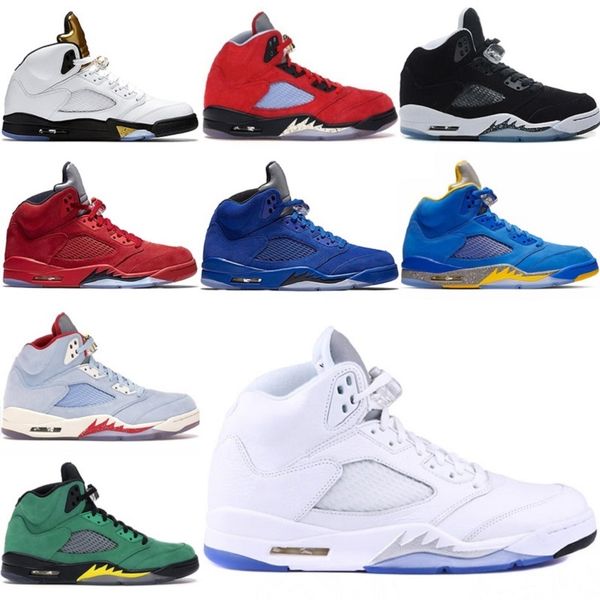 

5 men basketballs shoes hyper royal 5s medium hare 6s mens trainers sports sneakers 36-45