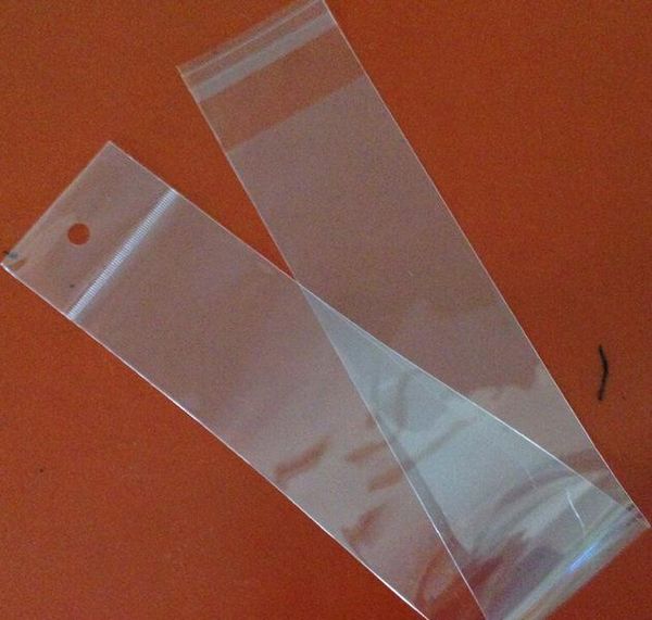 

wholesale- joy clear plastic self adhesive hair extension bag,opp plastic header bag for hair e jlltio dayupshop