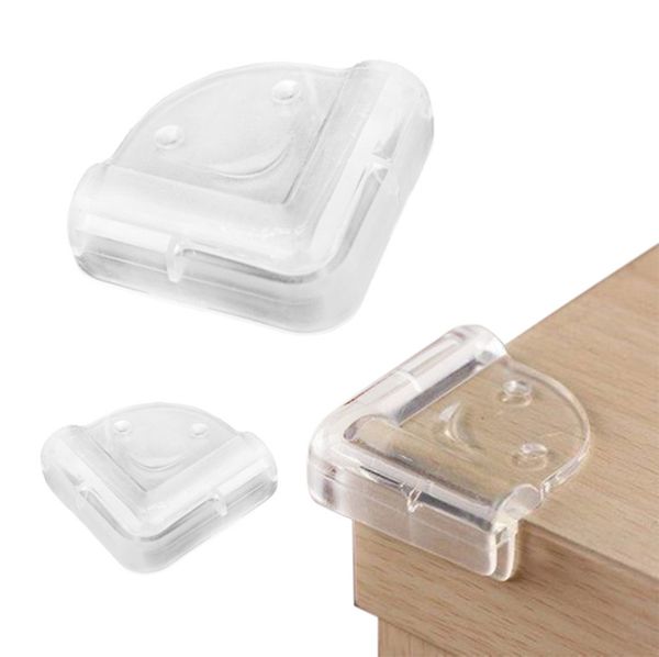 

baby table corner thickened glass pvc corner protector, transparent smiley face, child safety anti-collision corner