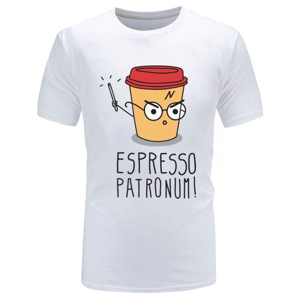 

espresso patronum coffee cartoon men & tees magic school short sleeve printed t-shirts pure streetwear sport hooded sweatshirt hoodie