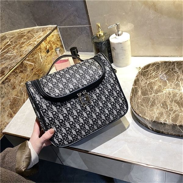 

70% off deals online version net red cosmetic bag women's ins large capacity portable hook type waterproof washing
