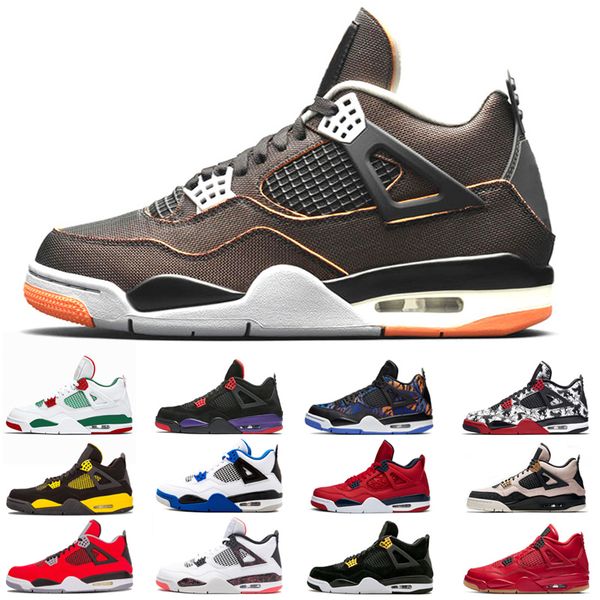 

2021 starfish sport shoes 4 4s mens basketball shoes sneakers black cat new fire red bred iv cactus jack trainers