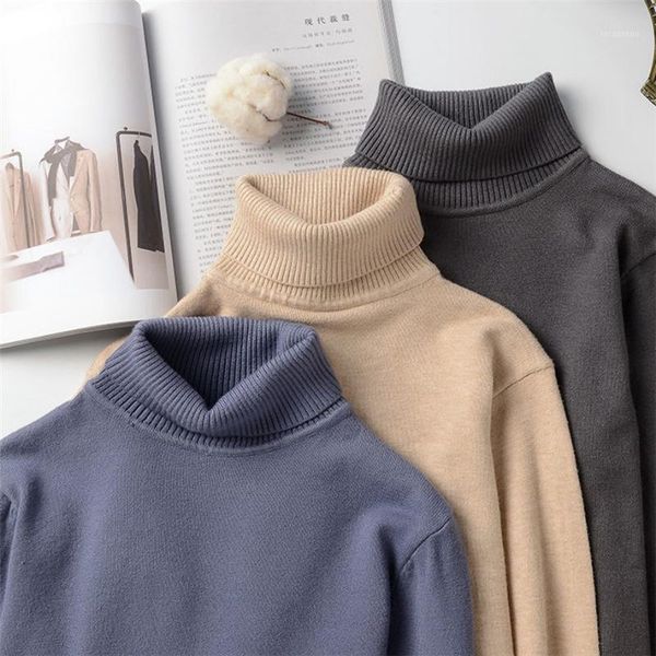 

men's sweaters korean men sweater 2021 turtleneck knitted pullover autumn jersey de hombre fashionable male winter clothing pull homme1, White;black