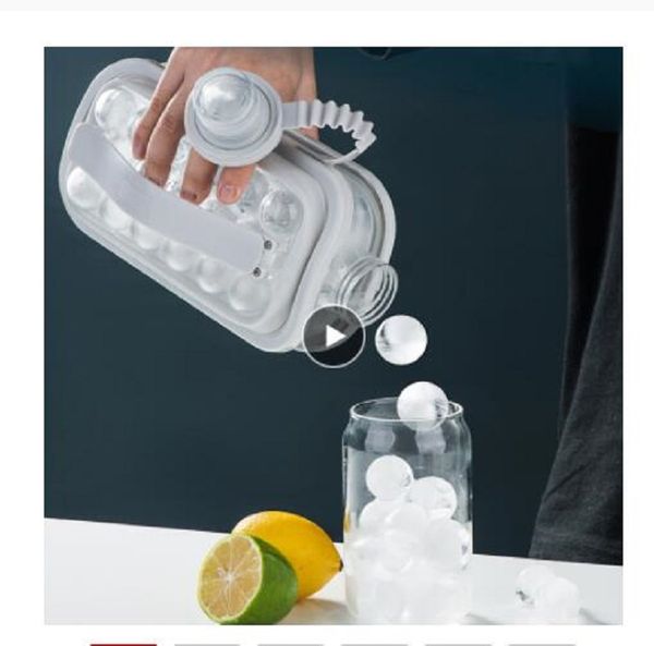 

ice ball maker kettle ice mould with lid cube mold cubic makers container trays for whiskey cocktail home bar kitchen silicone