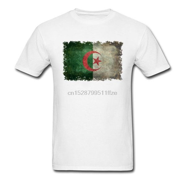 

flag of algeria retro style family t shirt round collar short sleeve pure ' tees printed on tee shirts sport hooded sweatshirt hoodie