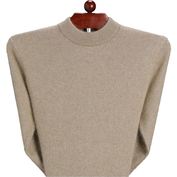 

thoshine brand winter men knitted sweaters 95% cashmere male warm & thermal wool sweater basic solid color pullover jumpers 201124, White;black