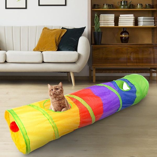 

практическая cat tunnel pet tube складная play toy indoor открытый китти щенок игрушки для головоломки гимнастика скрытие обучение и r bbyhr