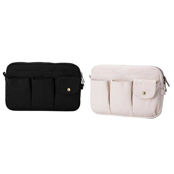 

storage bag, middle bag, finishing cosmetic multifunctional large capacity inner women's bag