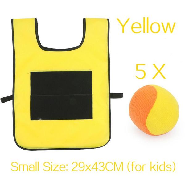 

kids outdoor sport game props vest sticky jersey vest game vest waistcoat with sticky ball throwing toys for children sports toy wmtqje