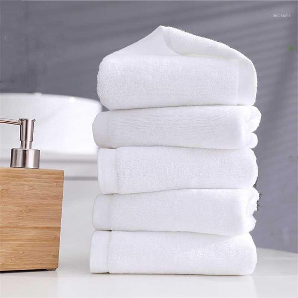

towel cotton 34 * 75cm thickened beauty therapeutic white face 100% solid1