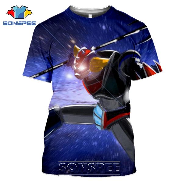 

goldorak vintage anime 3d print shirts humor harajuku hentai men clothing