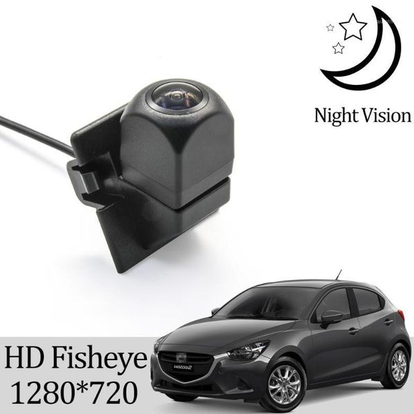 

owtosin hd 1280*720 fisheye rear view camera for 2 2016 2017 2018 hatchback car reverse parking accessories1