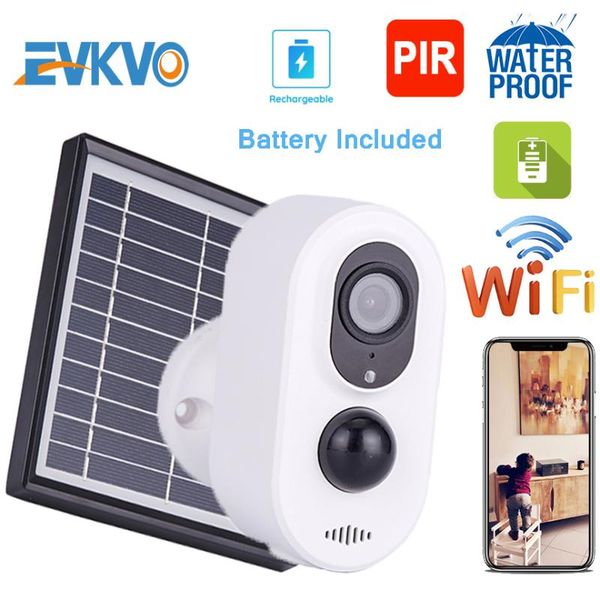 

evkvo ip camera videcam wifi 3mp pir videcam security surveillance camera with wifi ip66 waterproof cctv webcam outdoor