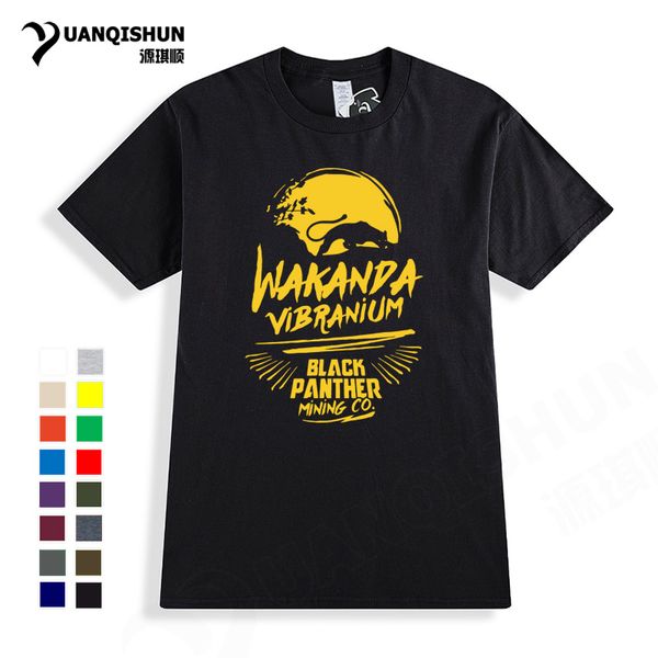 

sport black panther vibranium mining men's t-shirt 16 colors boutique t shirt printing tshirt men cotton short sleeve tees