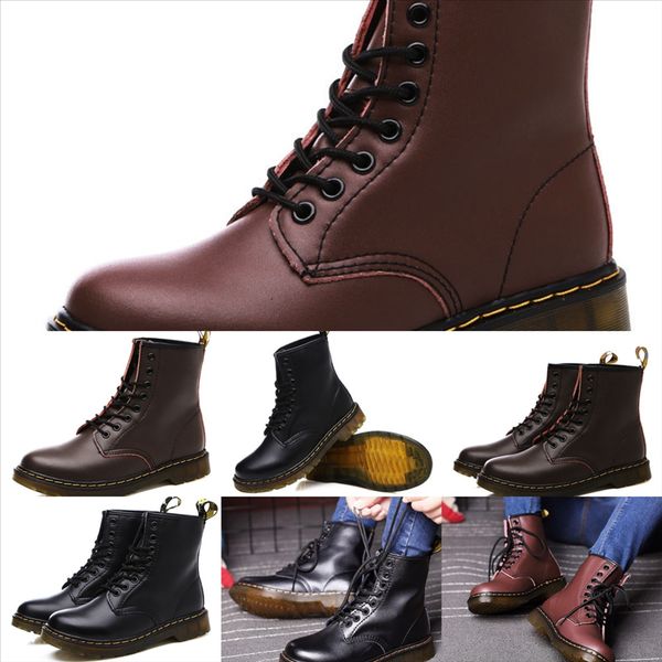 

rj3y2 classic winter wool leather neumel men boots couple shoe leather boot fur line suede boots men's boots newm series straps casual, Black
