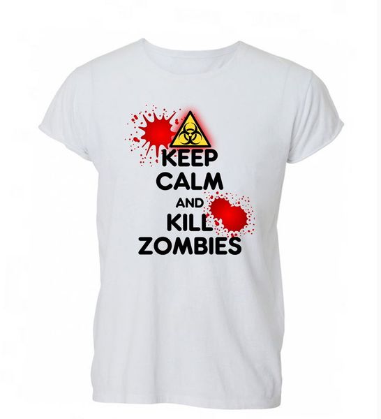 

summer fashion casual men t shirt keep calm and kill zombies funny cool t shirt tshirt mens womens gift sport hooded sweatshirt hoodie