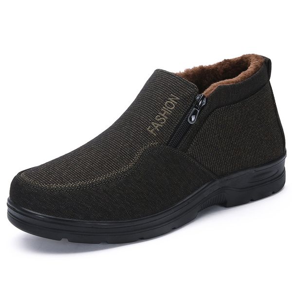 

2020 men's winter 2020 shoes for the new man male boots keep warm comfortable mujer zapatos ankle 5vn5, Black