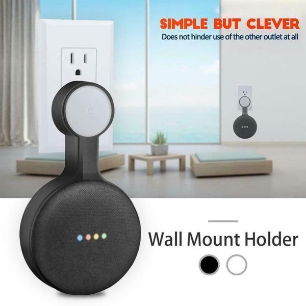 

outlet wall mount holder hanger stand grip for google home mini voice assistants speaker accessories txtb11