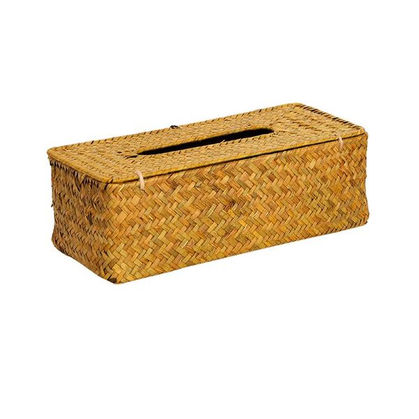 

tissue boxes & napkins whism box vintage rattan manual woven toilet living room desk decoration paper napkin case holder