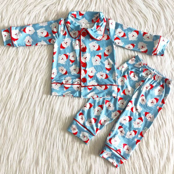 

baby boys pajamas fall winter toddler boys christmas pajamas set boutique kids sleepwear milk silk 2pcs wholesale kids pajamas sets, White