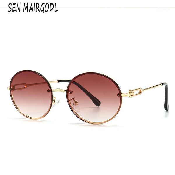 

new brand designer round sunglasses women men 2020 retro sun glasses male female metal frame eyewear luxury vintage oculos uv4001, White;black