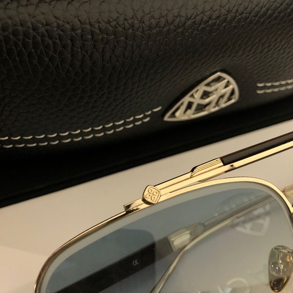 

k gold men eyewear car designer glasses square titanium frame quantity outdoor uv400 sunglasses the observer 2 quality, White;black