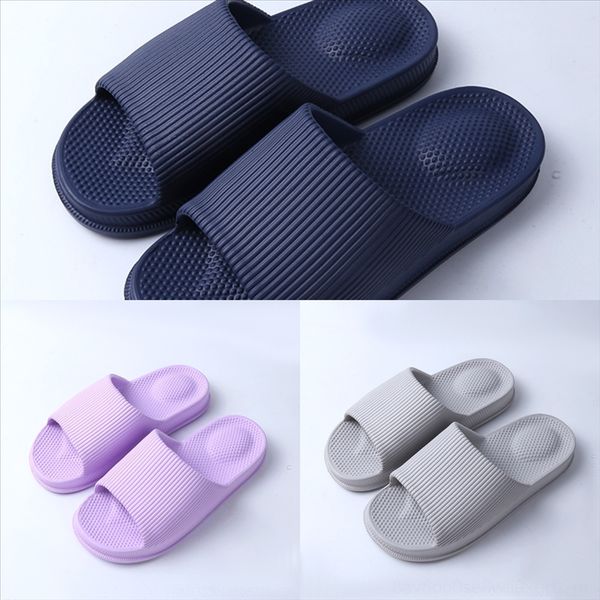 

xm0 japanese slippers summer bathroom for men women slipper style home flip plush asifn flops non-slip massage slides wave point indoor, Black