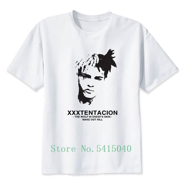 

print new arrival man xxxtentacion man rapper white hip hop cartoon for male or female sport hooded sweatshirt hoodie t shirt