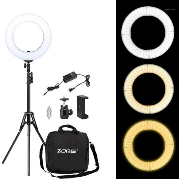 

flash heads zomei 14 inch dimmable led ring light phone holder camera po video lighting kit for makeup smartphone youtube shooting1