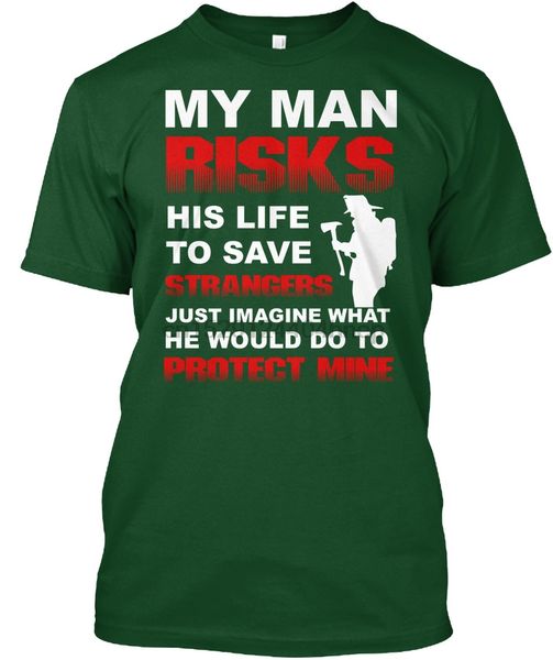 

firefighter wife girlfriend volunteer fire fighter popular tagless tee t-shirt sport hooded sweatshirt hoodie