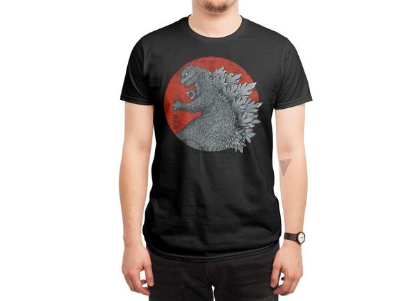 

tokyo kaiju (black variant) by pigboom kaboom t shirt sport hooded sweatshirt hoodie