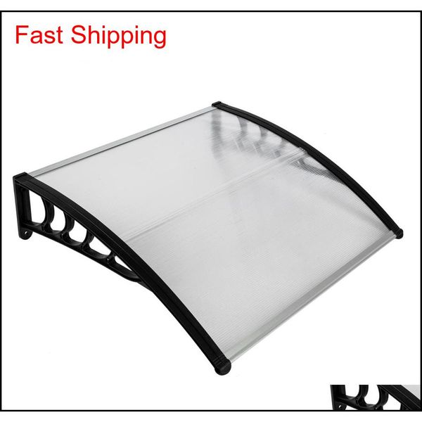 

100x100cm practical rain cover eaves diy window pc awning sun shade canopy polycabonate household application qylgrh bdesports